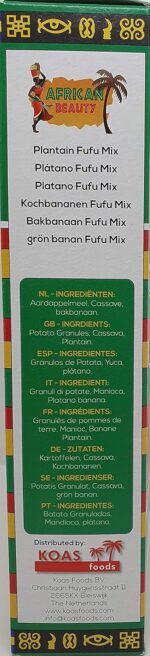Plantain Fufu Flour African Mix 24oz - Image 2
