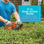 BLACK+DECKER Electric Hedge Trimmer, 17-Inch (BEHT150) - Image 2