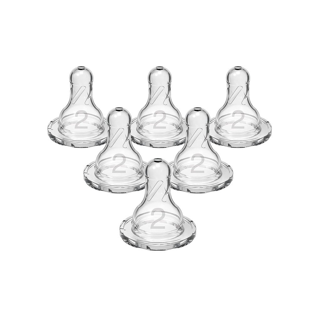 br1.jpg Dr. Brown’s Natural Flow Level 2 Baby Silicone Nipple - Image 1