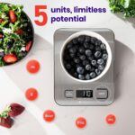 Etekcity Food Kitchen Scale, Digital Grams and Ounces for Baking, Cooking - Image 2