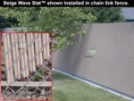 FenceSource Wave Slat (9 Colors) Single Wall Bottom Locking Privacy - Image 3