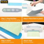 Scotch Thermal Laminating Pouches, 100 Pack Laminating Sheets - Image 2