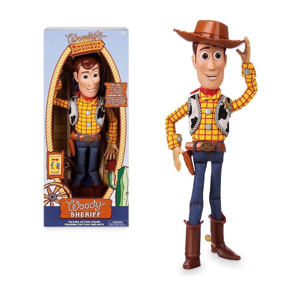 wood1.jpg DISNEY Official Woody Interactive Talking Action Figure from Toy Story 4 - Image 1